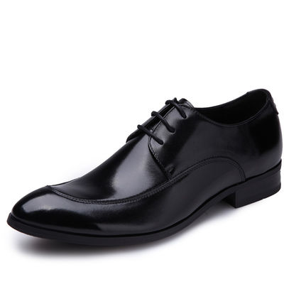Business Comfortable Mens Dress Shoes , Summer Mens Brown Lace Up Dress Shoes