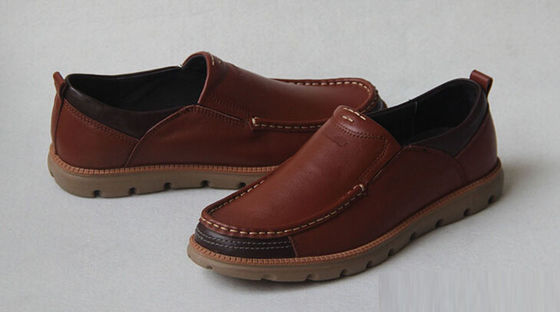 Full Grain Leather Casual Shoes Soft Comfortable Driving Shoes For Men