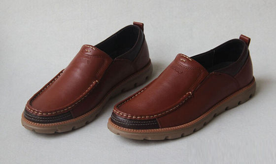Full Grain Leather Casual Shoes Soft Comfortable Driving Shoes For Men