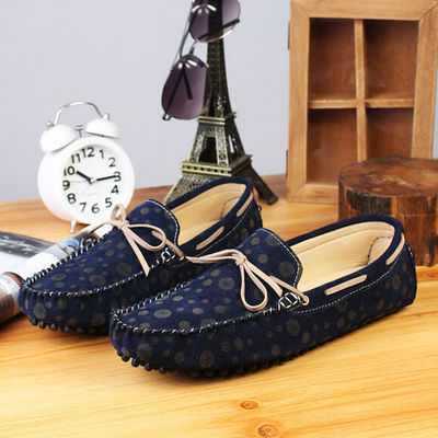 Leisure Mens Leather Loafers 41 - 45 Size Mens Suede Casual Shoes