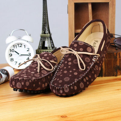 Leisure Mens Leather Loafers 41 - 45 Size Mens Suede Casual Shoes