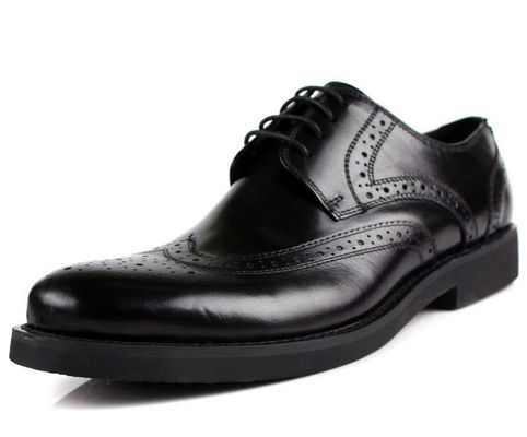 Europe Design Men Brogue Shoes Boot Style Full Grain Leather Mens Dress Shoes