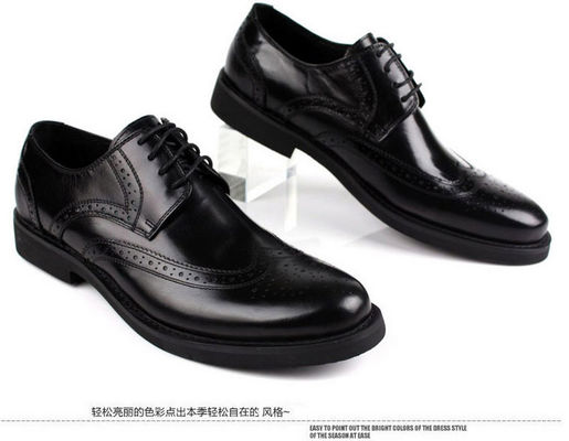 Europe Design Men Brogue Shoes Boot Style Full Grain Leather Mens Dress Shoes