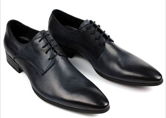 White Leather Men'S Wedding Dress Shoes Comfortable / Breathable / Warm With Calfskin