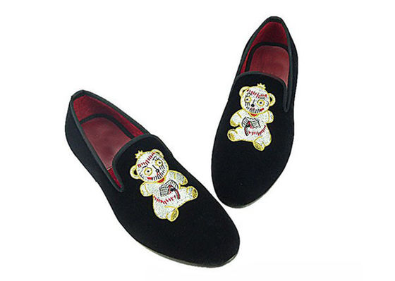 Informal Flat Mens Velvet Loafers Key Drawn Style Men Business Casual Shoes