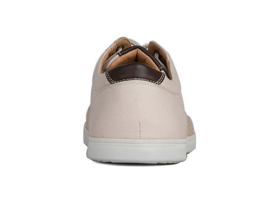 durable Men'S Soft Leather Slip On Shoes , Flat Canvas Driving Shoes