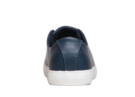 Classic Mens Casual Footwear , Breathable Leather Lace Up Flat Shoes
