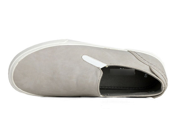 Grey Breathable Luxury Mens Casual Shoes ,  Comfortable Men Casual Footwear