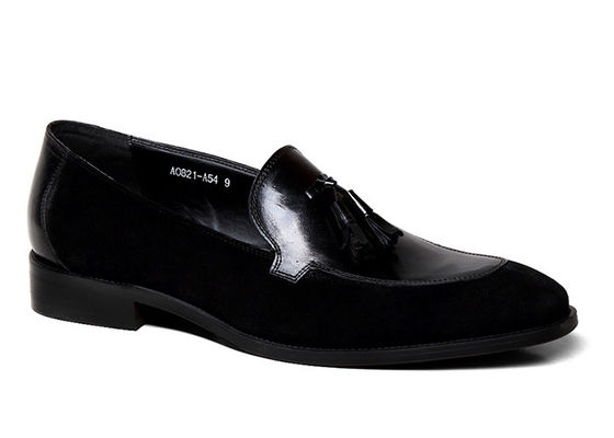 Slip On Tassel Shoes Mens Leather Casual Shoes / Mens Leather Driving Moccasins