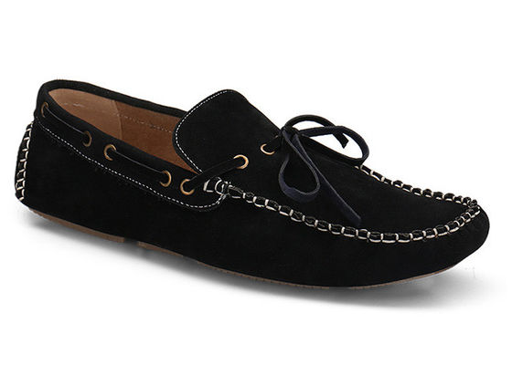 OEM / ODM Mens Moccasins Boat Shoes , Adult Mens Leather Penny Loafers