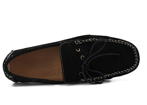 OEM / ODM Mens Moccasins Boat Shoes , Adult Mens Leather Penny Loafers