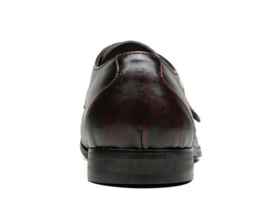 Custom Men's Dress Shoes Handmade Brown Monk Strap Dress Shoes