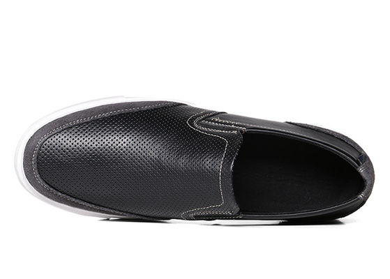 Summer Handmade Mens Slip On Sneakers Hollow Out Mens Black Driving Loafers