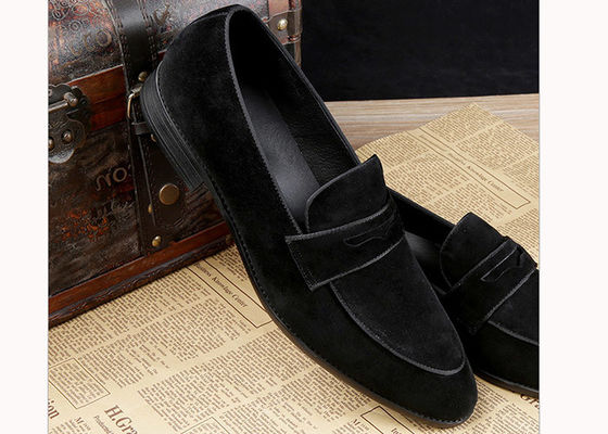 Luxury Mens Leather Casual Shoes Oxford Mens Blue Brogue Shoes For Party / Wedding