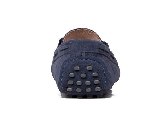 Breathable Flat Tie Up Shoes Round Toe Fashion Suede Leather Dress Shoes