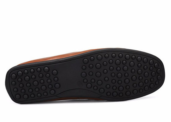 Slip On Mens Soft Moccasin Shoes Genuine Leather  Flats Gommino Driving Shoes