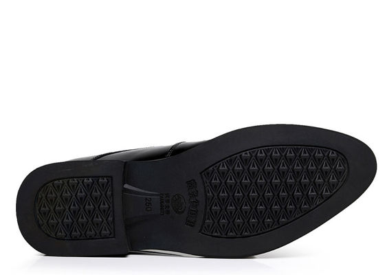 Black Oxford Lace Up Elevator Men Shoes Solid Slip - On Branded Dress Shoes For Men