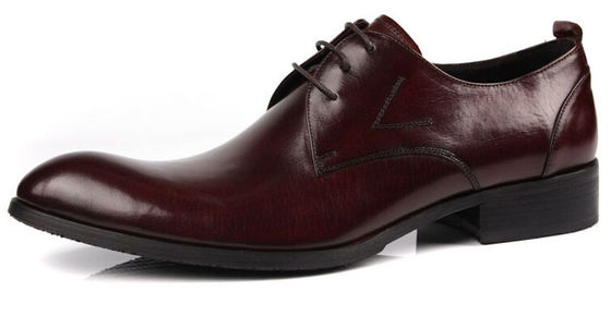 Coffee  / Black/ Brown Men'S Wedding Dress Shoes Burnished Mens Pointed Toe Shoes