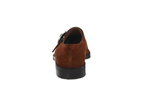 Handmade Men'S Lace Up Oxford Shoes , Genuine Leather Monk Strap Brogue Shoes