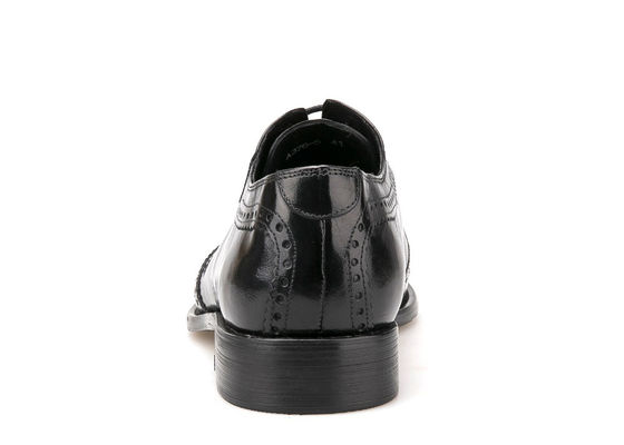 Men Brogue Leather Formal Shoes , Pointed Toe Men Dress Shoes for Wedding