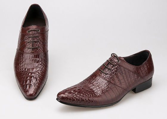100% Genuine Leather Men'S Wedding Dress Shoes Durable Goodyear Welted Leather Shoes