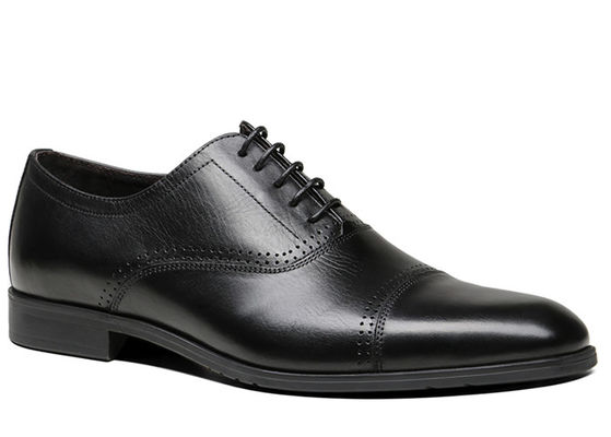 Oxford Genuine Leather Men Dress Shoes , Luxury Lace Up Derby Shoes For Men