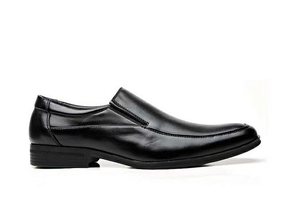 Slip on Loafers Black Durability Mens Casual Dress Shoes For Formal Events