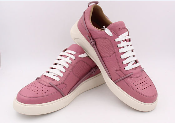Wisteria Low Top Women Leather Sneaker Round Toe Various size