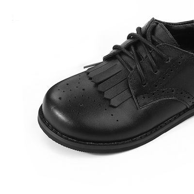 Big Size Leather School Shoes Scottish Highland Ghillie Brogue Kilt Shoes