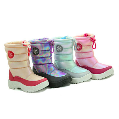 Winter Warm Women'S Genuine Leather Non Slip Ankle Boots Waterproof