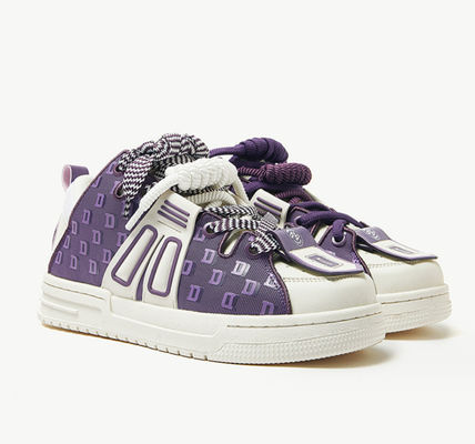 Stylish Women Leather Sneaker Patchwork Women's Casual Platform Sneakers