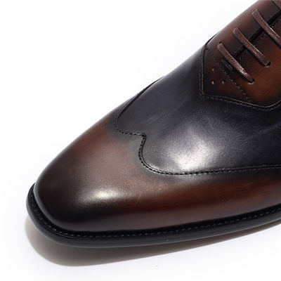 OEM Formal Men's Dress Shoes Low Heel Mens Goodyear Welted Shoes