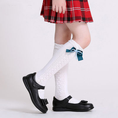 Patent Leather School Shoes Unisex Flat Heel With Laces Rubber Sole