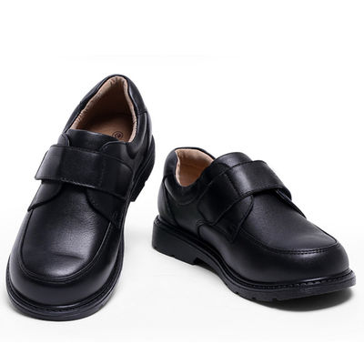 Slip On Boys School Shoes Black Casual Children's Leather Shoes
