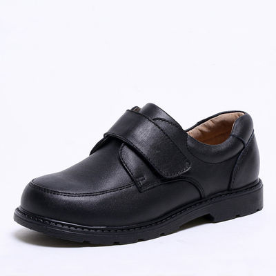Slip On Boys School Shoes Black Casual Children's Leather Shoes