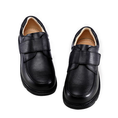 Slip On Boys School Shoes Black Casual Children's Leather Shoes