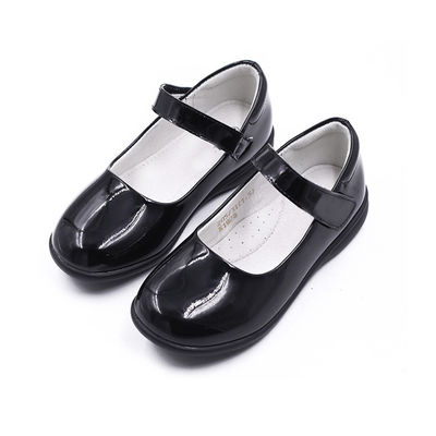 Flat Heel Unisex Leather School Shoes Customized Mary Jane Leather Shoes