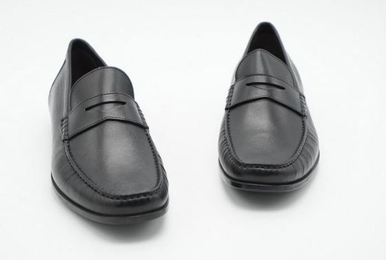 Dress Moc Mens Leather Loafers Holton Penny Loafer Sample Available