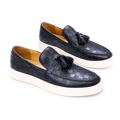 Leather Casual Mens Slip On Sneakers Shoes 1.2kg 40-45 Size