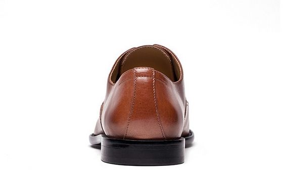 Office Handmade Mens Brown Lace Up Dress Shoes Classic Goodyear Leather Sole