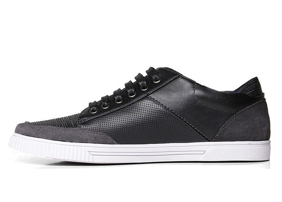 Sneakers Fashion Lace Up Mens Flat Dress Shoes Breathable Walking Microfiber Linling