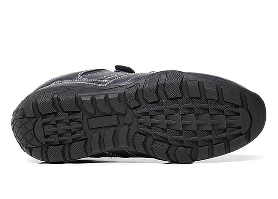 Durable Mens Sport Shoes , Velcro Walking Mens Casual Lace Up Shoes
