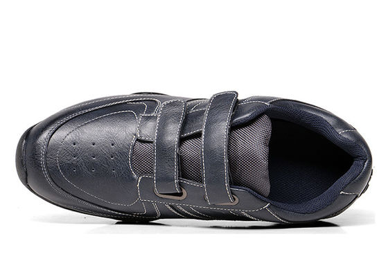 Durable Mens Sport Shoes , Velcro Walking Mens Casual Lace Up Shoes