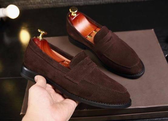 Crafted Suede Cortex Classic Mens Leather Loafers / Mens Casual Suede Loafers
