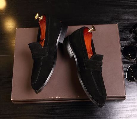 Crafted Suede Cortex Classic Mens Leather Loafers / Mens Casual Suede Loafers