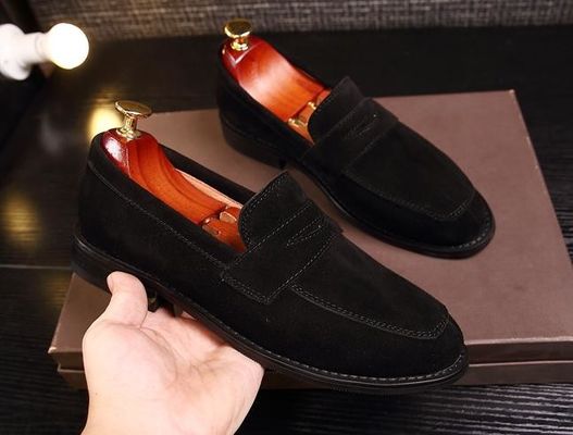 Crafted Suede Cortex Classic Mens Leather Loafers / Mens Casual Suede Loafers