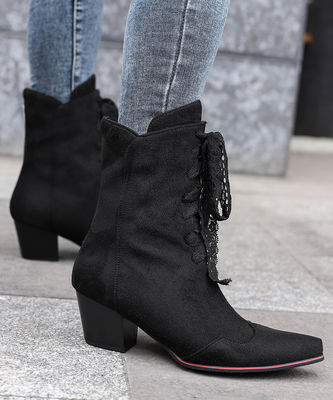 Upper Genuine Leather Black Female Leather Shoes for Your Style