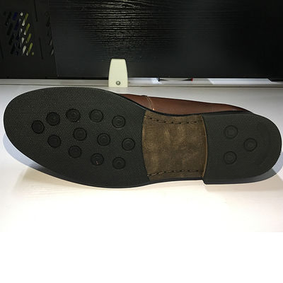 Brown Mens Leather Dress Shoes , Fashion Oxford Party Wear Shoes For Mens