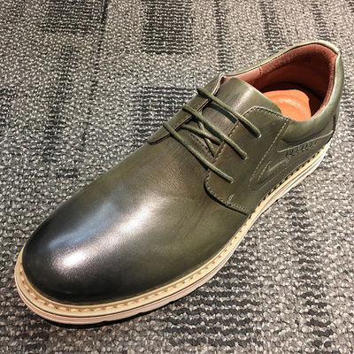 White Color Suede Leather Mens Casual Flat Shoes Sneakers Lace Up Closure Type