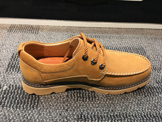 Suede Leather Lace Up Sneakers Sport Shoes , Mens Flat Sole Shoes Casual Shoes Black Color